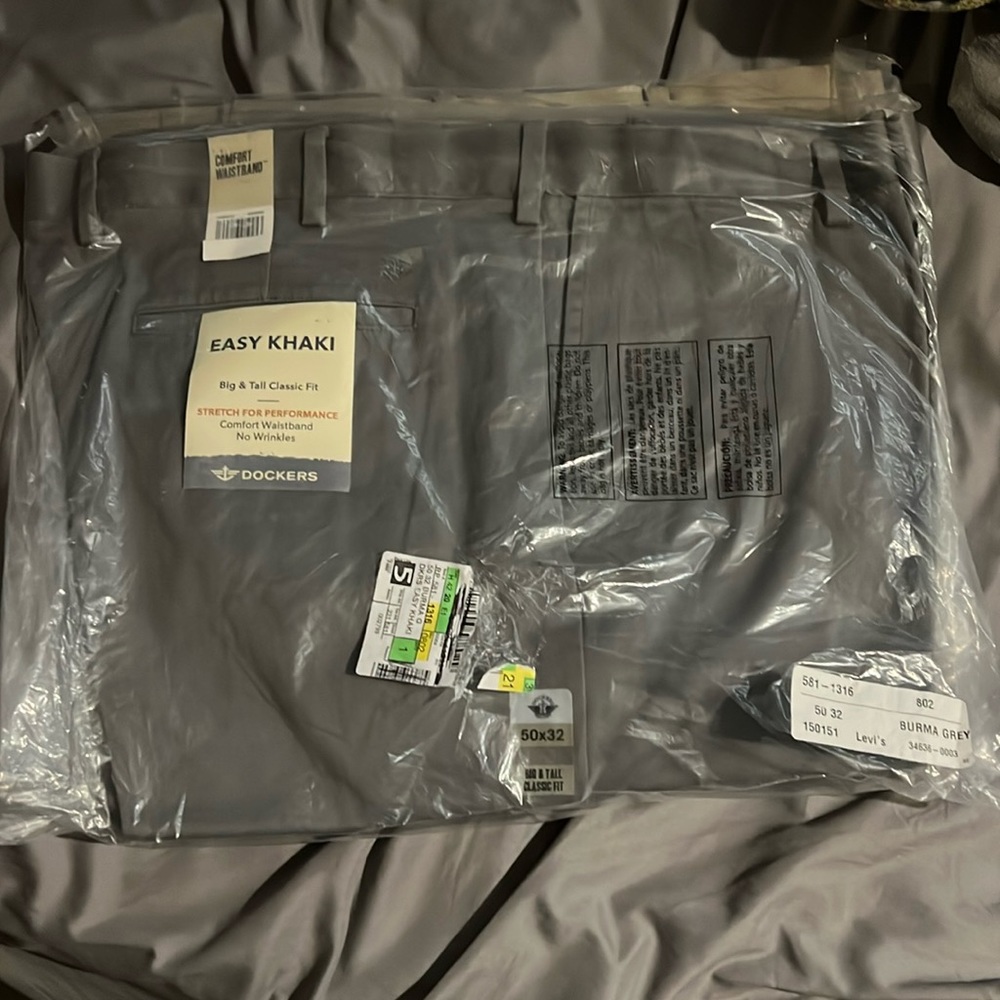 Grey Pants 50x32 Dockers
